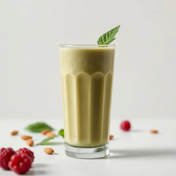 Keto-Friendly Matcha Almond Milk Smoothie