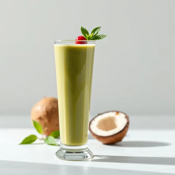 Smoothie Matcha et Eau de Coco Keto