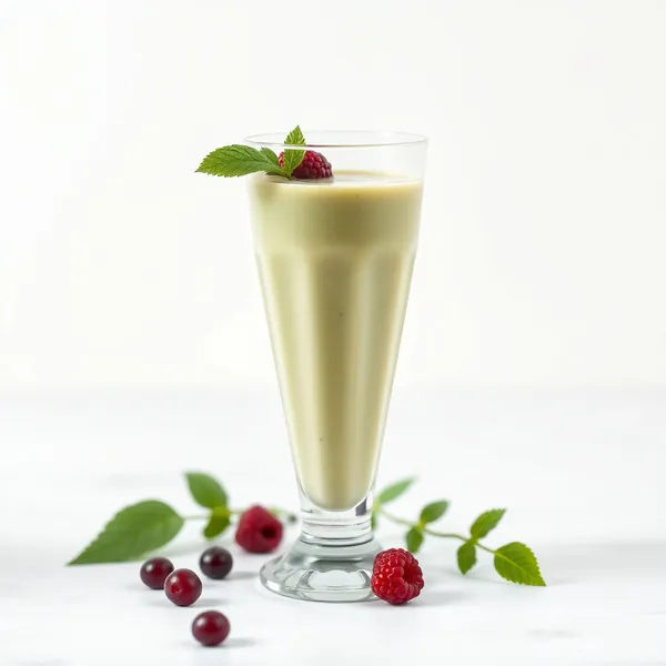 Smoothie Keto de Matcha e Leite de Macadâmia