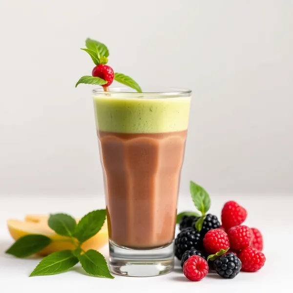 Smoothie de Chá Matcha Amigável com Keto
