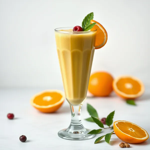 Keto-Friendly Matcha Orange Juice Smoothie
