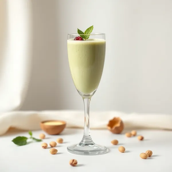 Keto-Friendly Matcha Pistachio Milk Smoothie