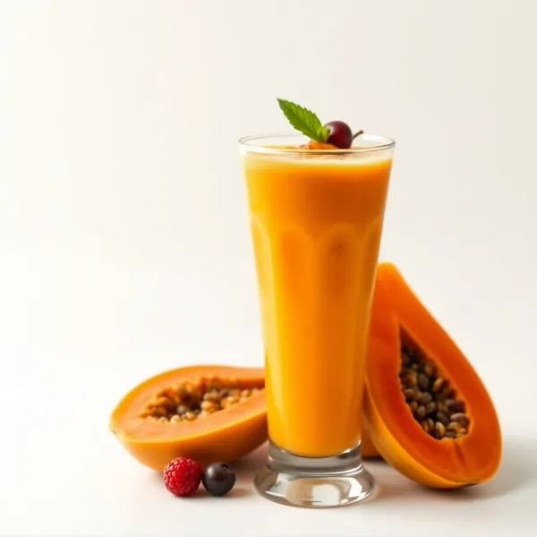 Smoothie de Suco de Papaya e Maçã Amigável com Keto