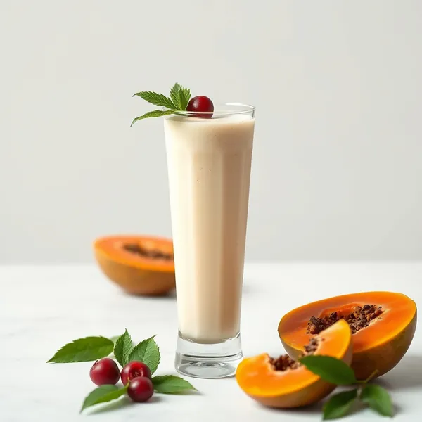 Smoothie de Kéfir de Papaye Amical Keto
