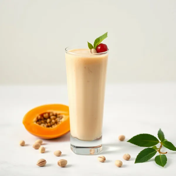 Smoothie di Papaya e Latte di Pistacchio Amichevole Keto