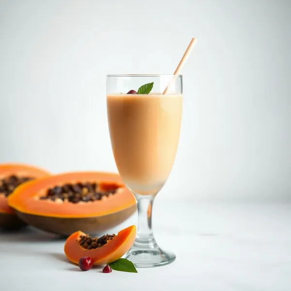 Keto-Friendly Papaya Soy Milk Smoothie