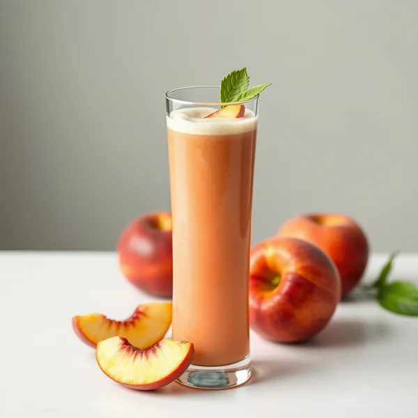 Smoothie de Suco de Pêssego e Maçã Amigável com Keto