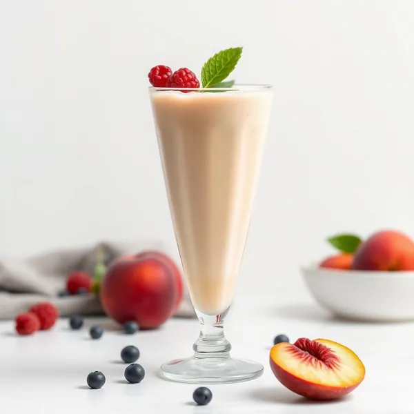 Smoothie de Kefir de Pêssego Amigável com Keto