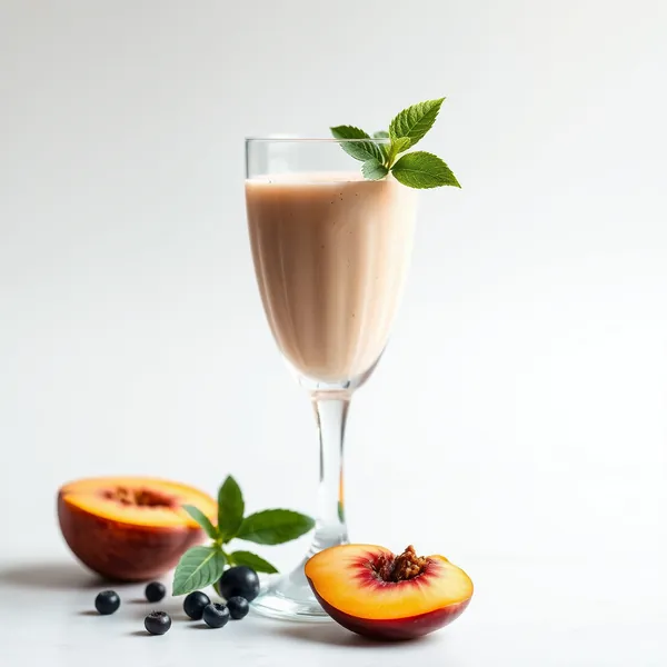 Smoothie Protéiné à la Pêche Amical avec Keto
