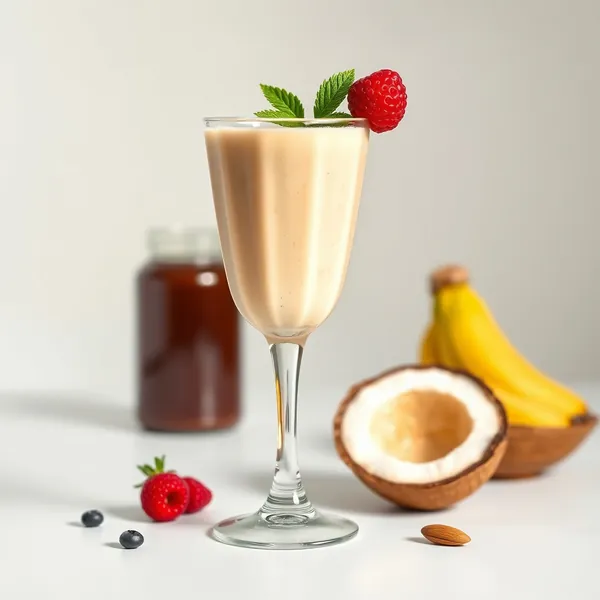 Keto-Friendly Peanut Butter Almond Coconut Milk Smoothie