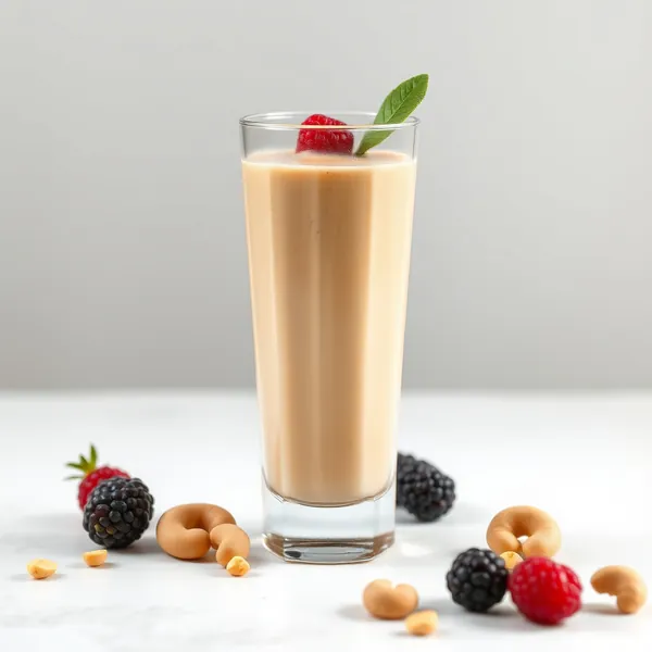 Keto-Friendly Peanut Butter Cashew Milk Smoothie