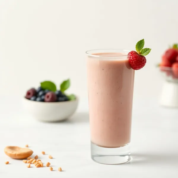 Smoothie au Beurre de Cacahuète et Yogourt Grec Amical Keto