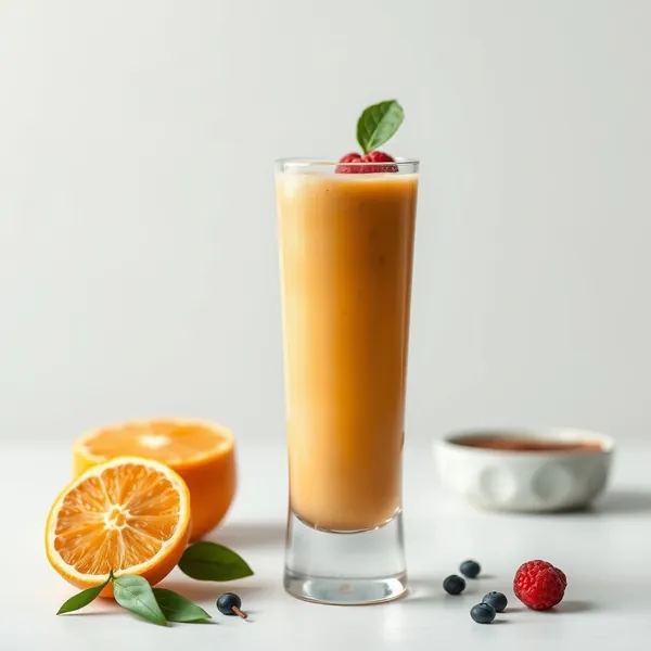Smoothie Beurre de Cacahuète et Jus d'Orange Amical Keto