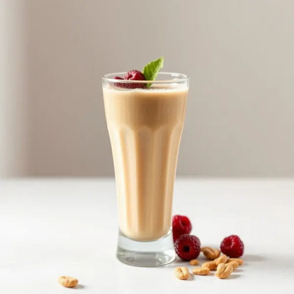 Smoothie Burro di Arachidi e Latte di Riso Keto-Friendly