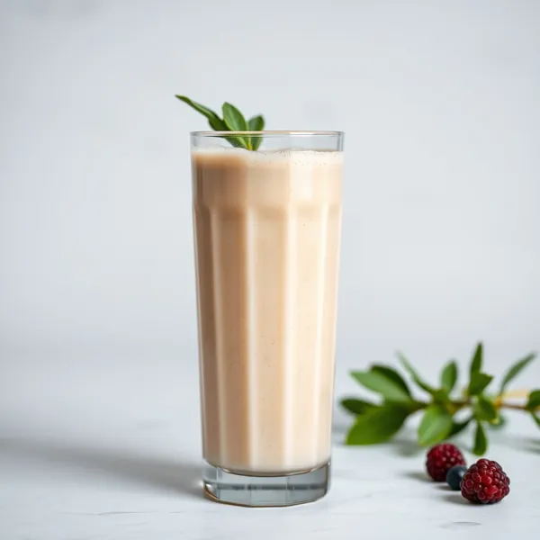 Smoothie de Manteiga de Amendoim e Leite de Espelta Amigável com Keto