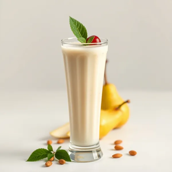 Keto-Friendly Pear Almond Milk Smoothie