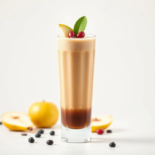 Keto-freundlicher Birnen-Eiskaffee-Smoothie