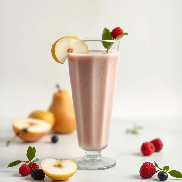 Keto-Friendly Pear Greek Yogurt Smoothie