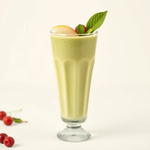 Smoothie Amigável com Keto de Pera e Matcha