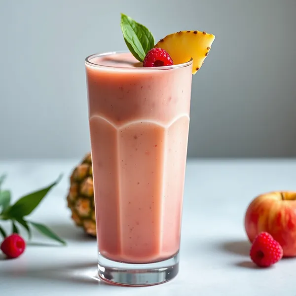 Keto-Friendly Pineapple Apple Juice Smoothie