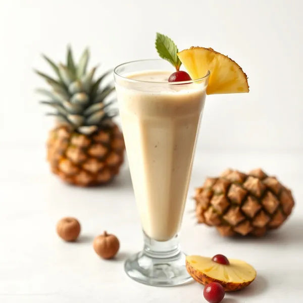 Smoothie Ananas et Lait de Noisette Amical avec Keto