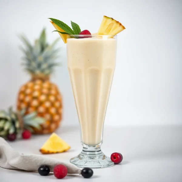 Batido de Proteína de Abacaxi Amigável com Keto