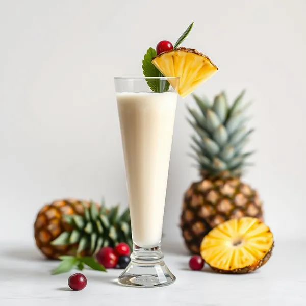 Smoothie de Lait de Riz et Ananas Amical Keto