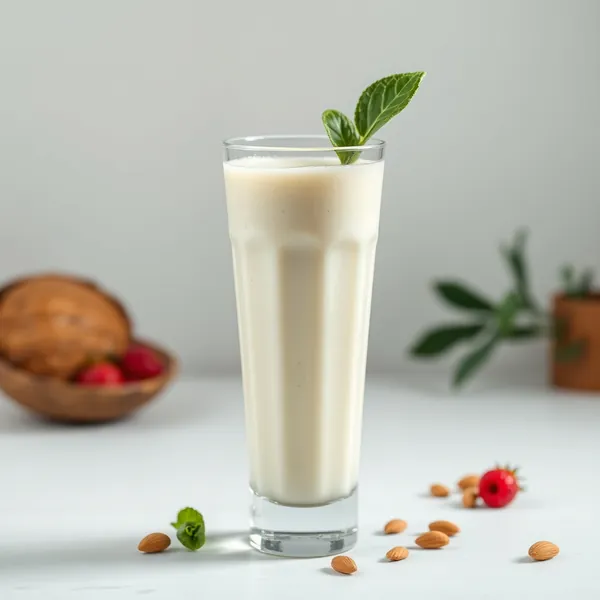 Keto-Friendly Protein Powder Almond Coconut Milk Smoothie