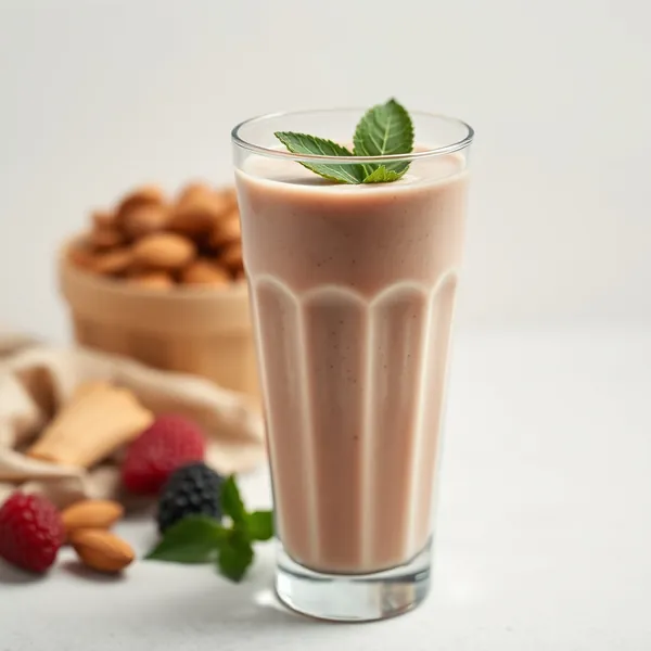 Keto-Friendly Protein Powder Almond Milk Smoothie