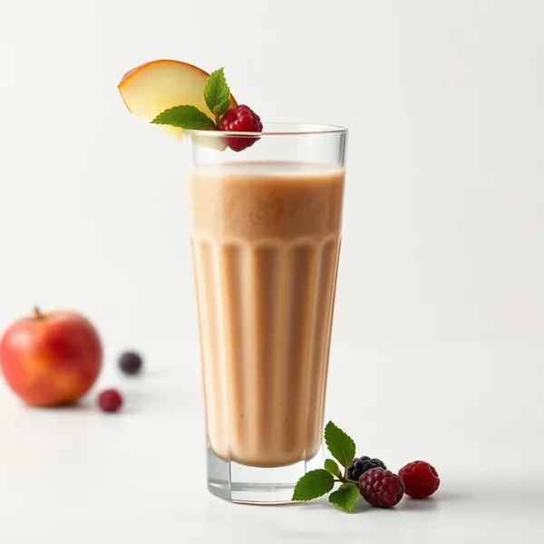 Smoothie de Suco de Maçã com Proteína Amigável com Keto