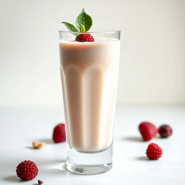 Smoothie de Leite de Macadamia com Proteína Amigável Keto