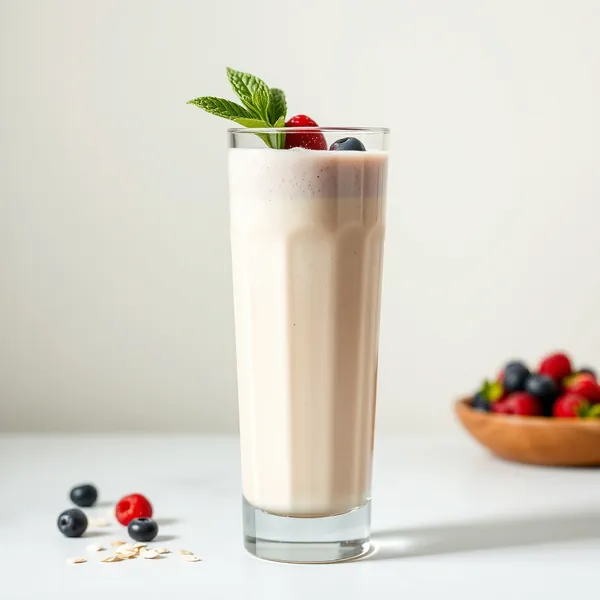 Batido de Leche de Avena con Proteína Amigable con Keto