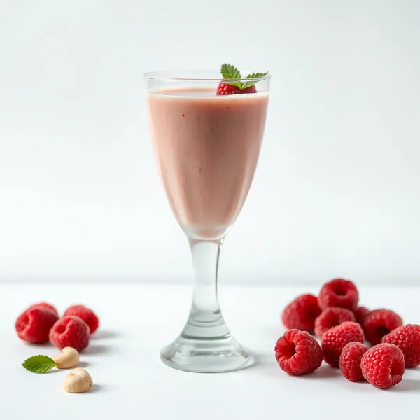Smoothie au Lait de Cajou et Framboise Amical Keto