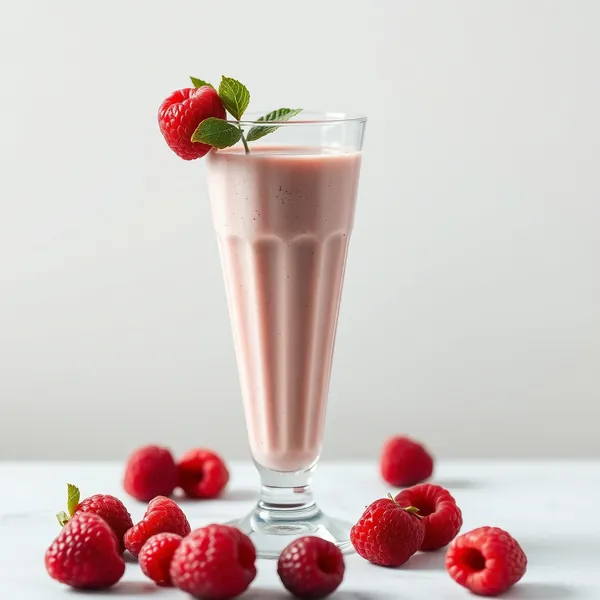 Smoothie al Latte di Nocciole e Frambose Amichevole con Keto