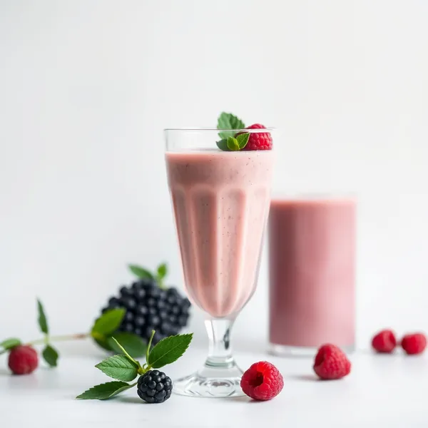 Smoothie au Lait de Cannabis et Framboise Amical Keto