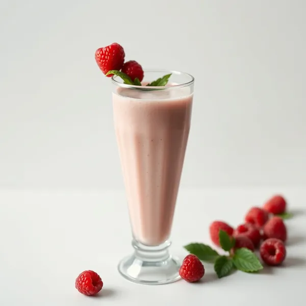 Smoothie de Leite de Espelta e Framboesa Amigável com Keto