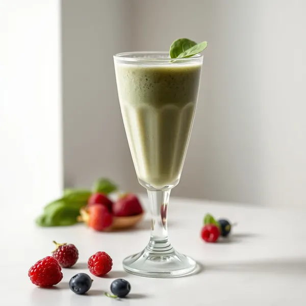 Keto-Friendly Spinach Soy Milk Smoothie