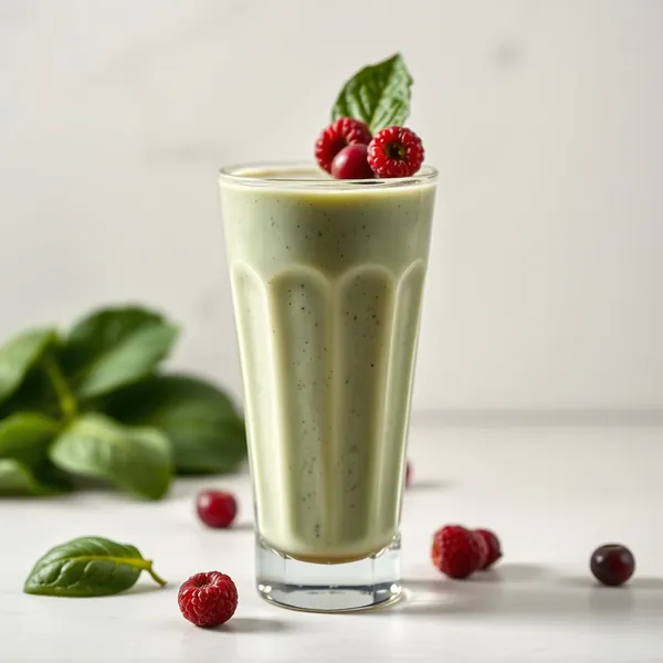 Smoothie de Espinafre e Leite de Espelta Amigável com Keto