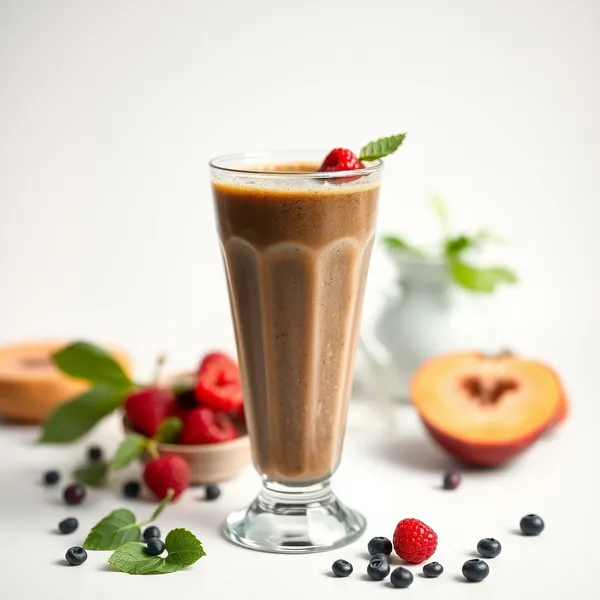 Smoothie de Café Frio com Spirulina Amigável para Keto
