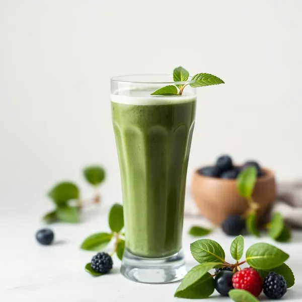 Smoothie Spiruline et Yaourt Grec Amical Keto