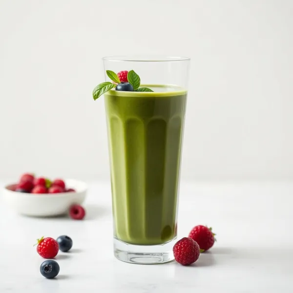 Keto-Friendly Spirulina Matcha Tea Smoothie