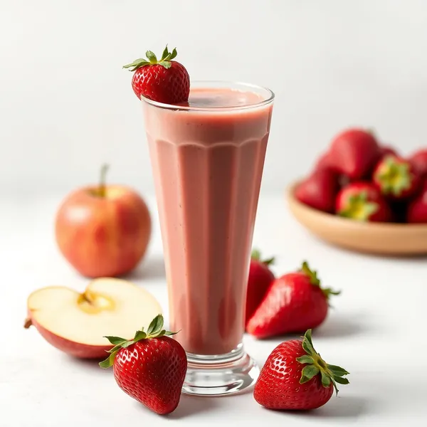 Smoothie di Succo di Fragola e Mela Amichevole Keto