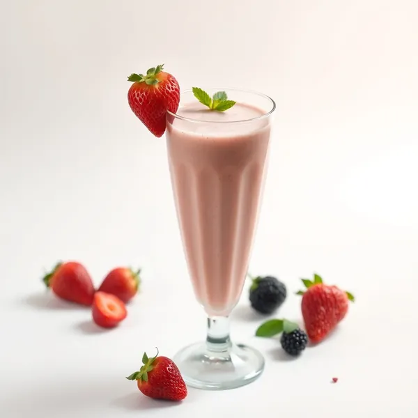 Keto-freundlicher Erdbeer-Hanfmilch-Smoothie