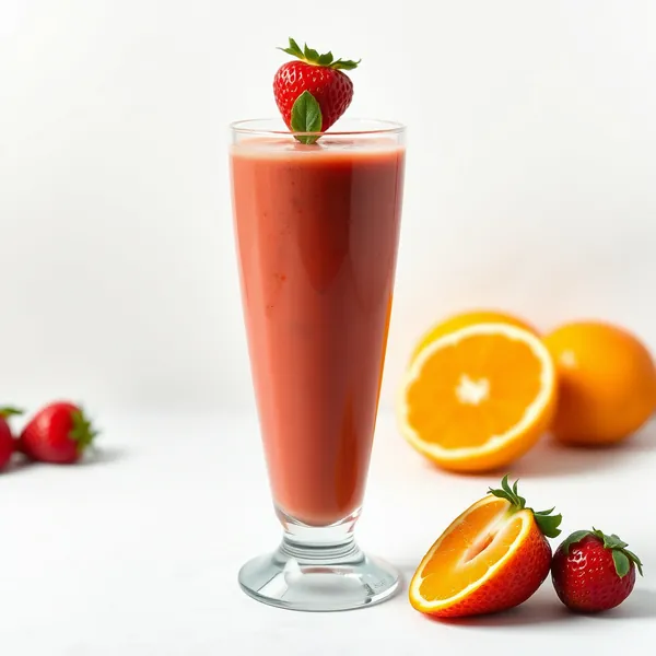 Keto-Friendly Strawberry Orange Juice Smoothie