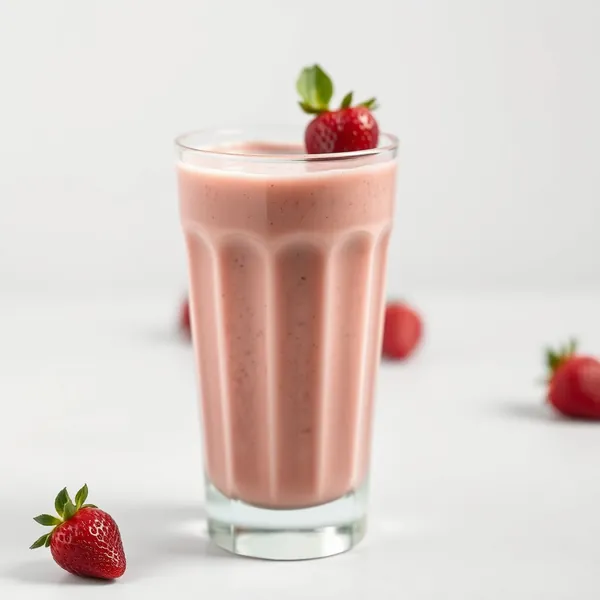 Keto-Friendly Strawberry Spelt Milk Smoothie