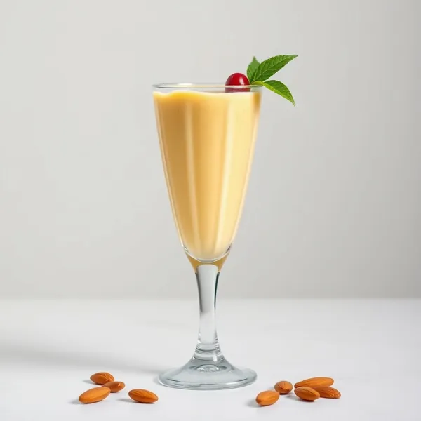 Smoothie Keto de Cúrcuma, Amêndoas e Coco