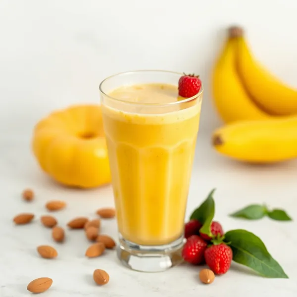 Smoothie au Lait d'Amande et Curcuma Amical Keto