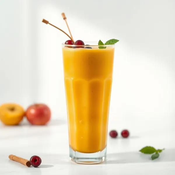 Keto-freundlicher Apfel-Kurkuma-Smoothie