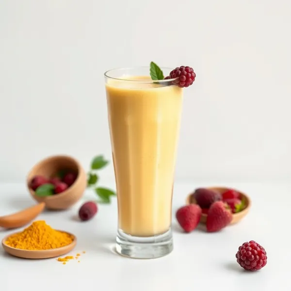 Smoothie de Kefir de Curcuma Amical Keto