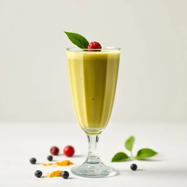 Smoothie de Thé Matcha et Curcuma Amical Keto